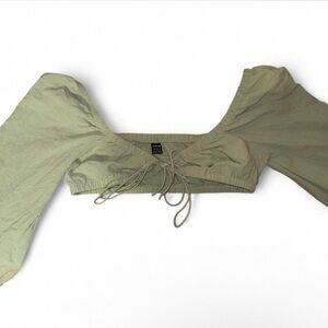 SHEIN Sage Green Crop Top